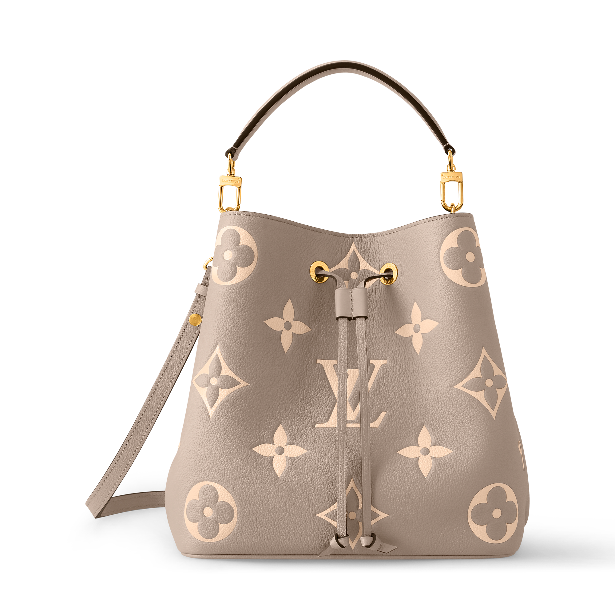 Bolsa NéoNoé MM Couro Monogram Empreinte Bicolor - Bolsas | LOUIS